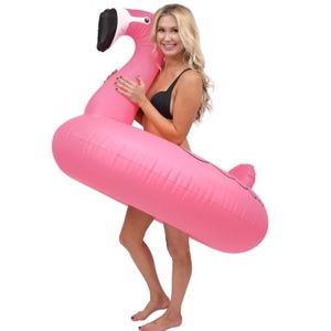 NWB GoFloats Inflatable FlamingoParty Tube